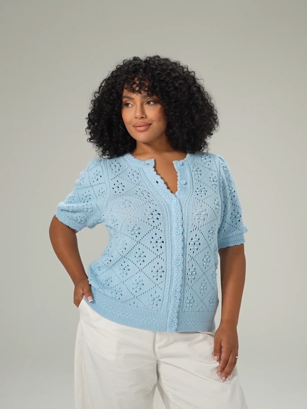 Torrid Belle Isle Scallop Edge Cardigan | Size 1X - NWT